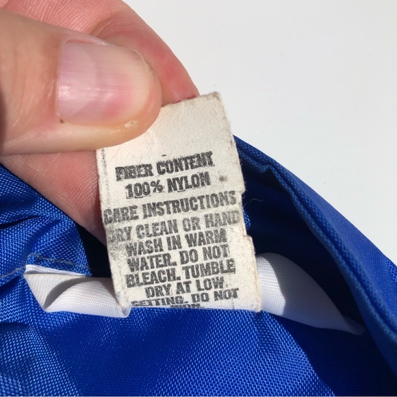 Vintage BF Goodrich Nylon Lightweight Jacket Windbreaker Blue - Picture 5 of 12